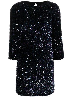 Seventy sequin-embellished minidress - Black