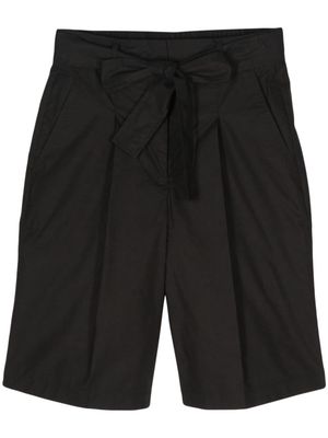 Seventy tied tailored shorts - Black