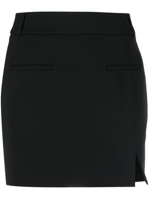 Seventy welt-pockets mini skirt - Black