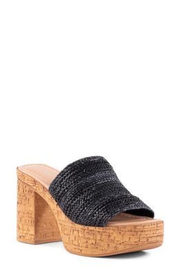 Seychelles Applause Platform Sandal in Black 