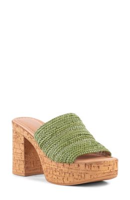 Seychelles Applause Platform Sandal in Green 