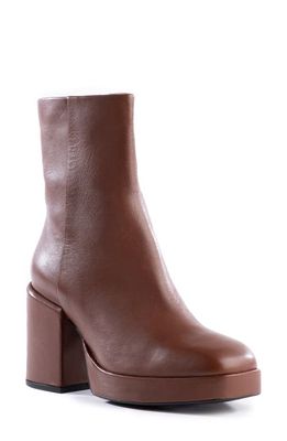 Seychelles Sweet Lady Platform Bootie in Cognac