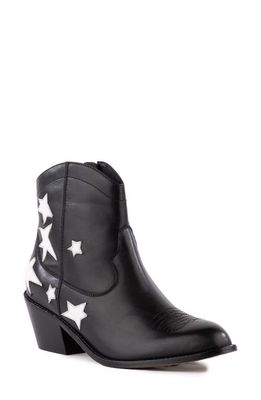 Seychelles Under the Stars Western Boot in Black/white