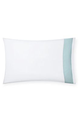 SFERRA Casida Pillowcase in White/Poolside
