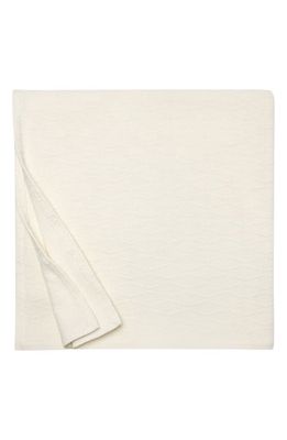 SFERRA Cetara Cotton Blanket in Ivory