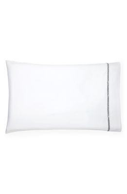 SFERRA Emilia Set of 2 Pillowcases in White/black