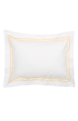 SFERRA Grande Hotel Boudoir Sham in White/Banana