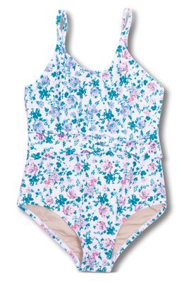Shade Critters Kids' Floral One-Piece Swimsuit in Multi