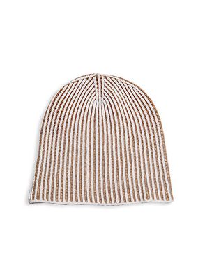 Shadow Rib Cashmere Beanie