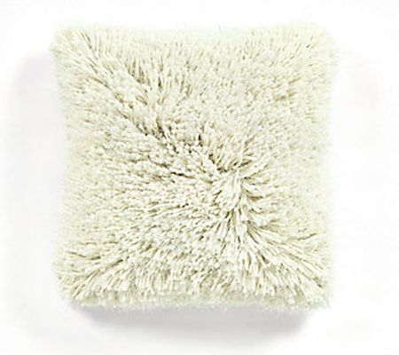 Shaggy Fur 20"x20" Decorative Pillow Cover by L ush Decor