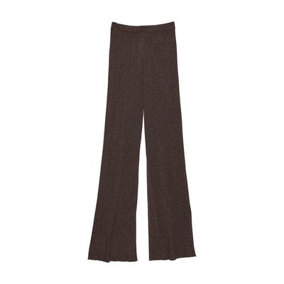 Shale knitted flared pants