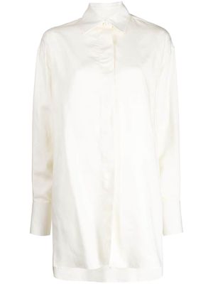 SHANG XIA long-sleeved buttoned shirt - White
