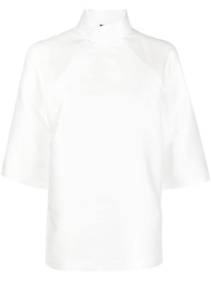 Shanghai Tang stand-up collar shirt - White