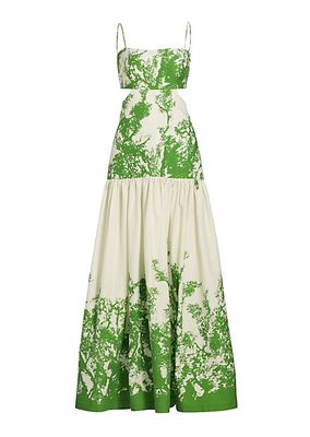 Shannon Floral Cotton Maxi Dress