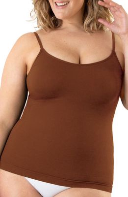 Shapermint Essentials All Day Every Day Scoop Neck Camisole in Chocolate