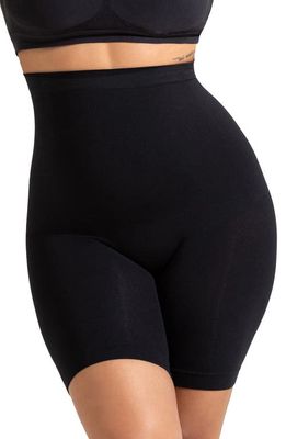 Shapermint Essentials High Waist Shaper Shorts in Black