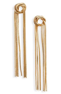 Shashi Etienne Chain Drop Earrings in Gold