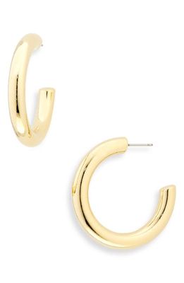 Shashi Leila Hoop Earrings in Gold