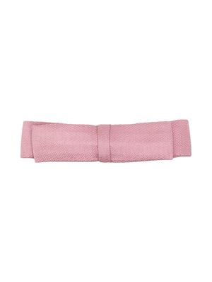 SHATHA ESSA bow-detail hair clip - Pink