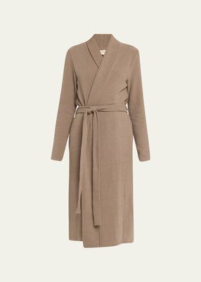 Shawl-Collar Cotton-Blend Jersey Robe