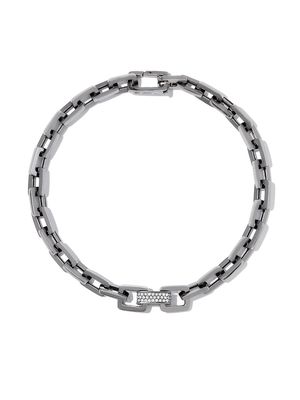 SHAY 18kt black gold chain-link bracelet