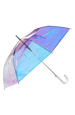 ShedRain Iridescent Auto Open Stick Umbrella