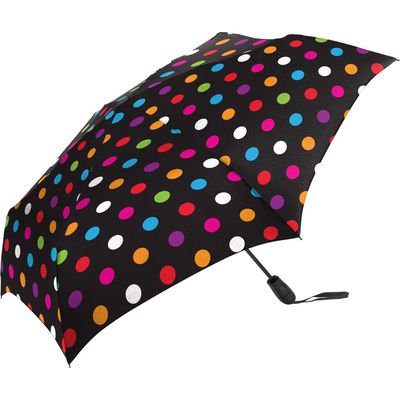 ShedRain Polka Dot Auto Open Compact Umbrella in Pop Dot 