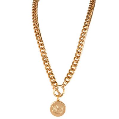 Shelby & Grace Auburn Tigers Ramsey Gold Necklace