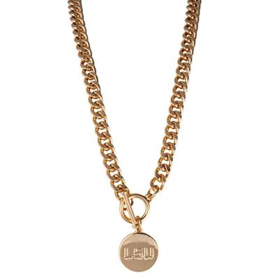 Shelby & Grace LSU Tigers Ramsey Gold Necklace