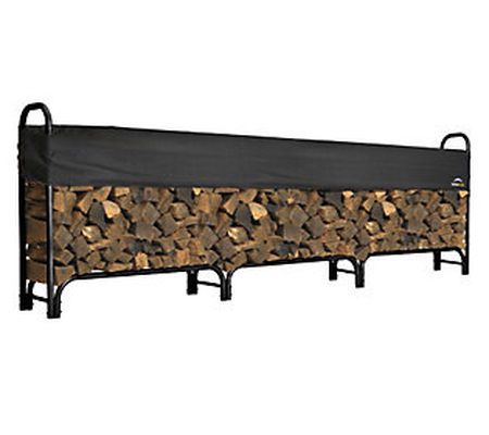ShelterLogic 12' Firewood Rack with AdjustableC over