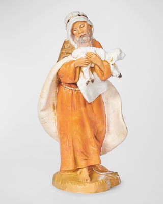 Shepherd Isaiah With Lamb Nativity Figure