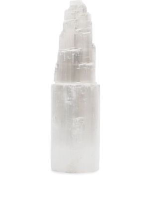 She's Lost Control selenite crystal tower - White