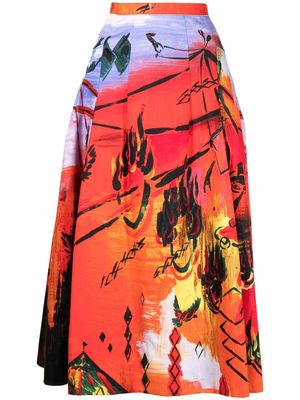 SHIATZY CHEN Circus Collection A-line skirt - Multicolour