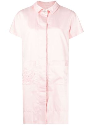 SHIATZY CHEN cotton mini shirt dress - Pink