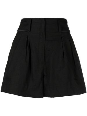 SHIATZY CHEN high-waisted chino shorts - Black
