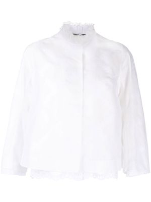 SHIATZY CHEN lace collar jacket set - White