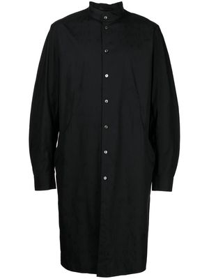 SHIATZY CHEN long high-neck shirt - Black