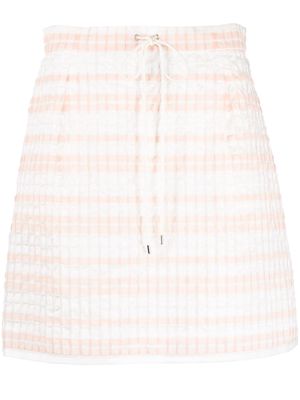 SHIATZY CHEN pleated drawstring skirt - Pink