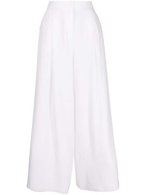 SHIATZY CHEN Renascent silk wide-leg trousers - White