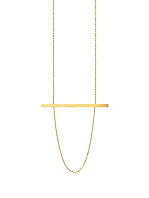 Shihara 18kt yellow gold Bar necklace