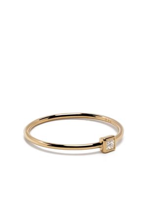 Shihara 18kt yellow gold Petite Ring 02 diamond ring - PETITE POLISHED RING 02