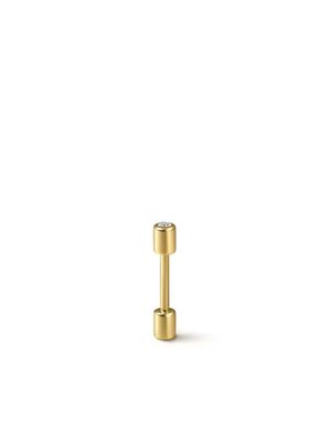 Shihara 18kt yellow gold Twist Pin 01 diamond earring