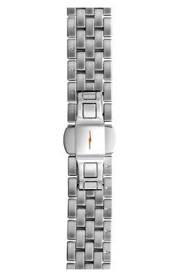 Shinola 5-Link Runwell 20mm Apple Watch Bracelet Watchband in Silver