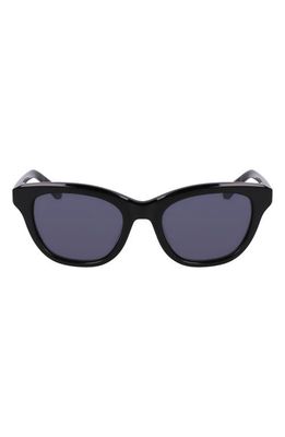 Shinola 52mm Cat Eye Sunglasses in Black