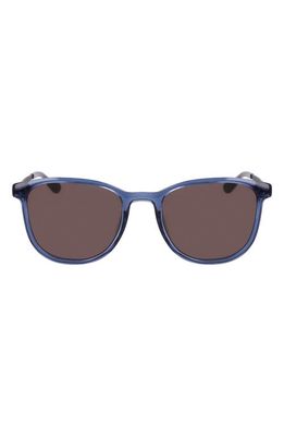 Shinola 52mm Round Sunglasses in Crystal Insignia Blue