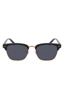 Shinola Runwell 52mm Square Sunglasses in Matte Black