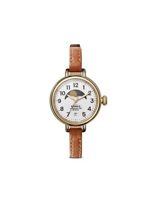 Shinola The Birdy Moon Phase 34mm - White