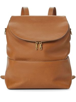 Shinola The Convertible leather backpack - Brown