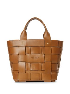 Shinola The Large Bixby leather tote bag - Brown