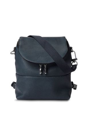 Shinola The Mini Pocket leather backpack - Blue